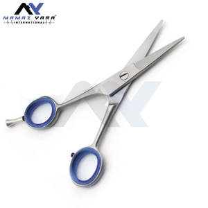 Ciseaux professionnels pour la coiffure et la moustache pour les barbiers et les salons Ciseaux de précision pour la coupe de cheveux avec repose-doigts réglable - Product Image 2