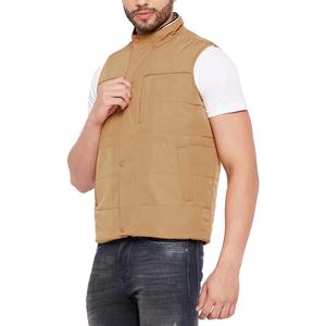 Chaqueta Impermeable Ligera Informal de Lona para Hombre, Chaleco Acolchado sin Mangas para Primavera, Senderismo, Viajes, Uso Diario, Talla Grande - Product Image 4