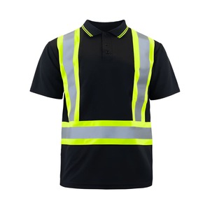 Custom Logo Long Sleeve Quick Dry Reflective Workwear <b>Polo</b> <b>Shirts</b> Construction High Visibility Safety T <b>Shirts</b> - Product Image 3