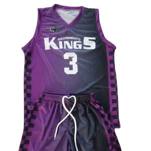 Venta al por mayor de fábrica, uniforme de baloncesto de secado rápido, conjuntos y chaleco de talla grande impresos personalizados, rendimiento emocionante para la temporada de verano - Product Image 1