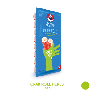 Rouleau de crabe au fromage et aux herbes Santa Bremor 180 g Produit surimi, Vente en gros du fabricant - Product Image 1