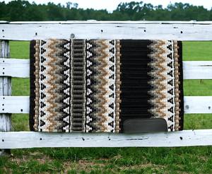 Best Western Haute Qualité Véritable Nouvelle-Zélande Laine et Cachemire Laine Tapis de Selle Fine pour Équitation Rempli Laine Coton - Product Image 3