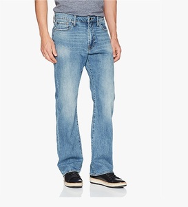 Pantalones vaqueros transpirables ajustados y holgados con logotipo personalizado para hombre - Product Image 1