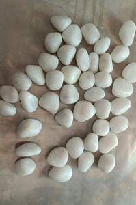 Trang trí ấn độ bằng đá cẩm thạch trắng đánh bóng giảm đá bền tự nhiên Cuội Sỏi trang trại Thiết kế thân thiện với môi không độc hại - Product Image 3