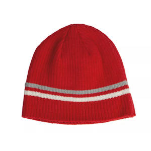 หมวกบีนนี่ถักแบบอบอุ่นสำหรับผู้ใหญ่หมวกบีนนี่ลายสก๊อตสไตล์ใหม่สำหรับหน้าหนาวออกแบบโลโก้ได้ตามต้องการ - Product Image 1