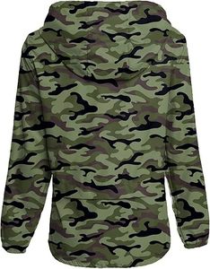 Veste de pluie légère en polyester pour femme coupe-vent imperméable pour les activités de plein air-Randonnée et voyage - Product Image 3