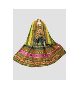 Robes Kuchi afghanes Robe kuchi vintage ethnique tribale, robes de fête Kuchi afghanes/pakistanaises à couleurs vives - Product Image 4