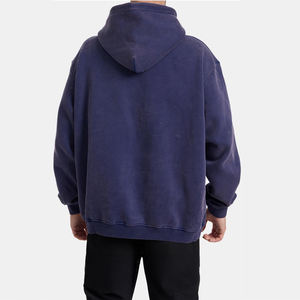 เสื้อฮู้ดผ้าขนแกะมีฮู้ดสำหรับผู้ชายผ้าคอตตอนผสมอบอุ่นใส่สบายใส่สบายใส่สบายใส่ในฤดูหนาว - Product Image 2