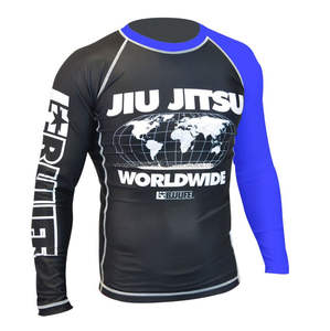 Vente en gros de rashguards de surf personnalisés en sublimation, 100% polyester, 220g, respirant, séchage rapide, anti-UV, design à manches longues, créez votre propre modèle - Product Image 4
