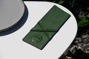 Porta Cubiertos Plegable de Cuero Genuino de Lujo, Ecológico, para Restaurante, Estilo Vintage, Organizador de Cubiertos LCH-0016 - Product Image 6