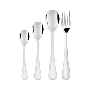 Ensemble de couverts en argent de qualité supérieure de 4 pièces pour table à manger moderne, couverts élégants pour la maison, la cuisine, les fêtes, les hôtels, essentiels en provenance d'Inde - Product Image 4