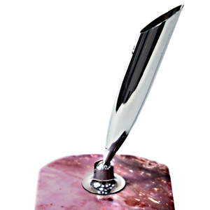 Nuevo Bolígrafo de Calcedonia Roja Veteada beGems 2025, Bolígrafo de Piedras Preciosas de Primera Calidad, Precio Completo, para Regalo - Product Image 1