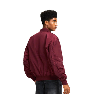 Customizable Men's 100% Cotton Bomber <b>Jacket</b> Windproof Casual Winter OEM <b>Canvas</b> High Quality - Product Image 2