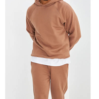 Nouvelle conception, haute qualité, coupe ajustée, coupe-vent, respirant, automne, hiver, deux pièces, manches longues, 400 g/m², entraînement, marron, unisexe