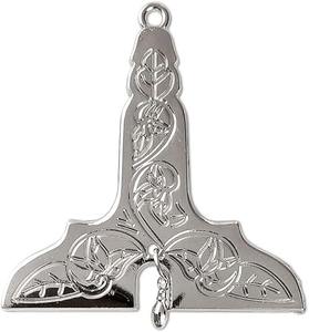 Joya de Collar de Guardián Superior Masónico, Plateada - Product Image 1