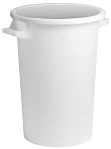 Seau pour déchets superposable couleur blanc Lt.100 (h. cm.) 66) - Product Image 1