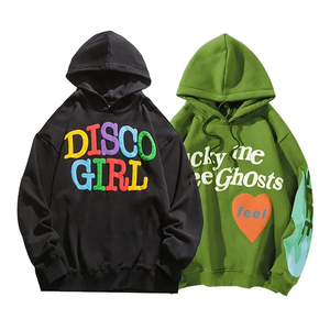 420gsm Top Qualité Heavyweight Puff Print Spider Hoodies Hommes Hoodies & Sweatshirts 100% Coton Sweat-shirt Streetwear Personnalisé - Product Image 2