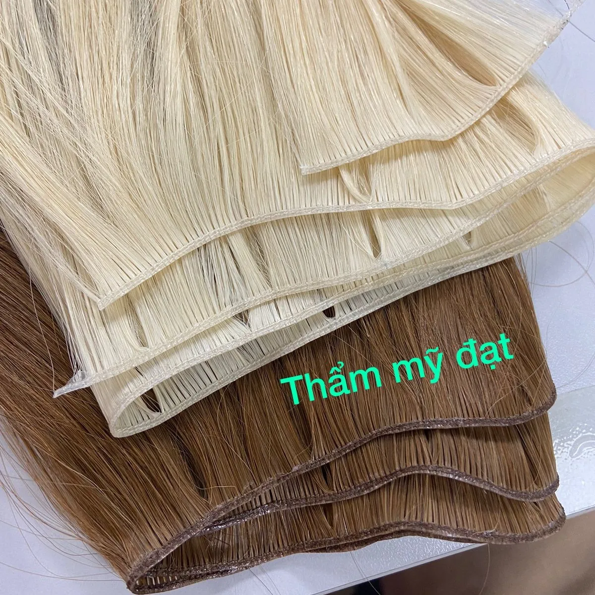 عبقرية لحمة سوبر مزدوجة الشعر نفس إهاب الانحياز الخام شعر بشري فيتنامي LUXSHINE روبي نسج حزمة