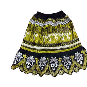 Jupes décontractées polynésiennes pour femmes en coton de haute qualité, fabriquées au Pakistan, broderie personnalisée style hawaïen, prix bas - Product Image 6