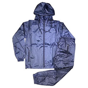 ชุดวอร์มกันลมแบบมีช่องระบายอากาศสำหรับฤดูหนาว ดีไซน์ทันสมัย ชุดออกกำลังกายกลางแจ้งสำหรับผู้ชาย แบบสองชิ้น ผลิตในประเทศปากีสถาน - Product Image 1