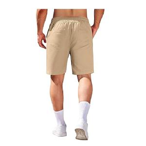 Export Oriented 100% Cotton Fleece Men's <b>Shorts</b> From Bangladesh Solid Color Best Price with Drawstring Closure Cheap Price - Product Image 4