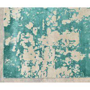 พรมขนแกะสีเขียวสไตล์เปอร์เซียถักด้วยมือพรมติดผนังกับผนังลายนามธรรมใหม่สำหรับใช้ในบ้านดีไซน์ตามสั่ง - Product Image 1