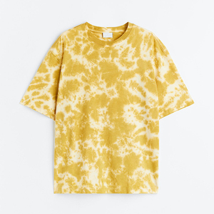 High Quality Custom Own Logo Men's <b>Tie</b> Dye T-Shirt Half Sleeve Crew Neck Quick Dry T-Shirt With Custom Design - Product Image 2