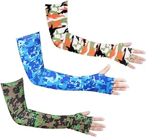 Coudière élastique sans couture de sport Manchons de coude rembourrés de haute qualité Conception personnalisée Manchons de bras réutilisables sans couture de sport - Product Image 1