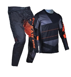Conjunto de Jersey y Pantalones de Motocross - Ropa Deportiva de Talla Grande, Poliéster de Secado Rápido, Traje de Carreras de Motocross Personalizable - Product Image 2