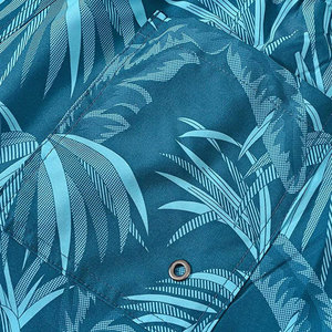 Shorts de Baño Personalizados para Hombre, Diseño Tropical con Hojas de Palma, Logotipo Frontal, Ecológicos, Anti-UV, Impermeables, de Secado Rápido, con Forro de Malla - Product Image 5