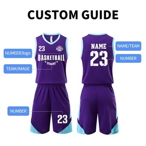 Ventes en gros de maillots de basket-ball imprimés en 3D, fabricant de maillots de basket-ball élégants, uniformes d'équipe personnalisés de qualité supérieure à séchage rapide - Product Image 3