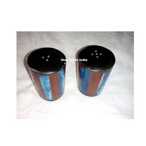 Juego de Salero y Pimentero de Cuerno Estilo Vintage, Accesorios de Cocina, Botellas de Especias de Cuerno con Soporte para el Hogar, Mejor Vendedor - Product Image 5