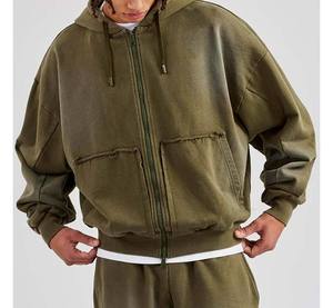 Ensemble de survêtement décontracté unisexe pour l'hiver en gros |   Vêtements de sport avec logo personnalisé |   Sweat-shirt et pantalon de sport élégants |   100% coton respirant - Product Image 5