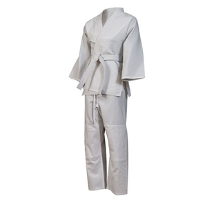 Venta caliente blanco liso BJJ Gi personalizado artes marciales uniforme perla Tejido ligero algodón Kimono para adultos a precios razonables - Product Image 1