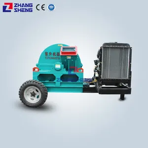 diesel gasoline wood crusher small chipper shredder waste wood board pallet crusher heavy wood crusher