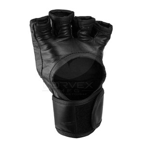 Guantes Profesionales de Cuero para MMA y Grappling con Protección Acolchada en los Nudillos, Diseño de Dedos Abiertos, Cierre Seguro en la Muñeca y Absorción de Humedad - Product Image 3