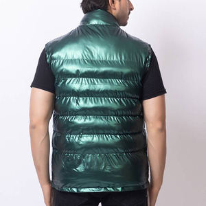 Vêtements de sport col montant respirant bulle doudoune gilet hiver extérieur sans manches qualité Unique gilet bouffant pour hommes - Product Image 6