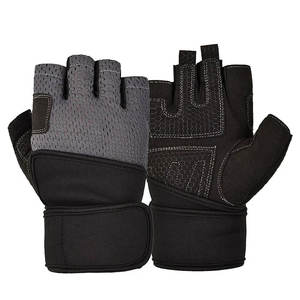 Gants de gymnastique personnalisés en usine directe pour l'haltérophilie Poignets réglables pour hommes et femmes - Product Image 1