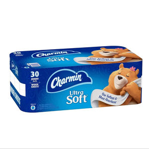 Papier toilette Charmin Ultra Soft, ultra doux, 30 rouleaux jumbo. Nos rouleaux jumbo les plus doux et les plus absorbants, 2 plis, 30 rouleaux - Product Image 1