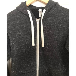 Zipper Hoodie Jacket Zip up 50% Polyester 37% <b>Combed</b> Ring Spun Cotton 13% Rayon Tri-blend Fleece Hoodies - Product Image 5