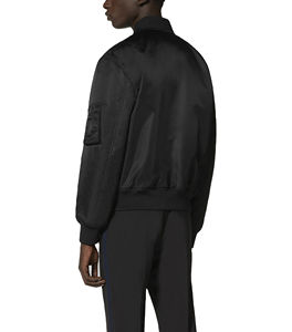 Venta al por mayor OEM de fábrica de encargo de alta calidad chaquetas de gran tamaño con bolsillos de los hombres de nylon de poliéster chaqueta de bombardero para los hombres - Product Image 2