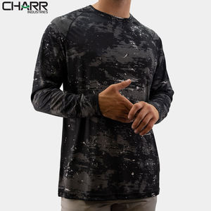 Poliéster y algodón Ropa de pesca personalizada Camisa de pesca de manga larga 2025 Venta caliente Nuevo diseño Sublimación Hombre Fitness Camisas - Product Image 6