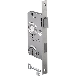 Cerradura de Embutir Plateada para Puerta Interior Derecha 215 BB 18/55/72/8mm DIN Clase 1 Plástico BKS - Product Image 1
