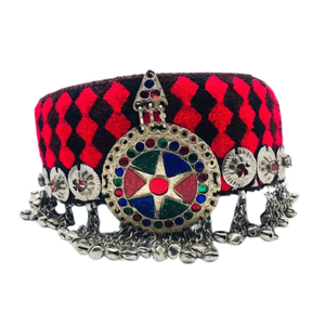 เครื่องประดับศีรษะแบบชาวอัฟกานิสถานของผู้หญิงทำด้วยมือสไตล์2024ชนเผ่าสไตล์ลำลองสวมใส่ในงานเลี้ยงสังสรรค์หมวก100% ปรับได้ - Product Image 2