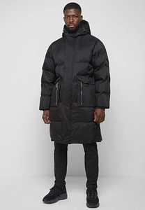 Chaqueta Acolchada Larga de Invierno, Térmica, con Cuello Alto, Logotipo Frontal, Gruesa, Cálida, Estilo Urbano, Ropa Exterior - Product Image 4