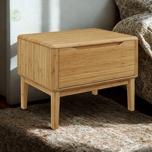 Currant Solid Bamboo Nightstand Furniture natural Product made from Vietnamese bamboo laminate Wholesale Indoor furniture - Product Image 6