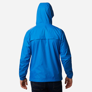 Custom Front Men's Hooded Athletic Fitness Jogging Breathable Quick Dry Sports <b>Quilted</b> Canvas Windbreaker Jackets High Street - Product Image 6