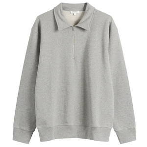 Sudadera con Cremallera y Diseño Gráfico Personalizado OEM, Sudadera de Gran Tamaño para Hombre, Sudadera con Media Cremallera, Sudadera Holgada y Transpirable - Product Image 1