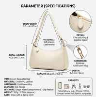 Sac à bandoulière minimaliste rétro des années 90 avec logo personnalisé, sac hobo pour femme, sac à main en cuir PU de haute qualité