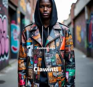 Proveedor de chaquetas de cuero de lujo para diseñadores de alta costura Chaquetas de cuero hechas a mano para diseñadores de alta moda - Product Image 2